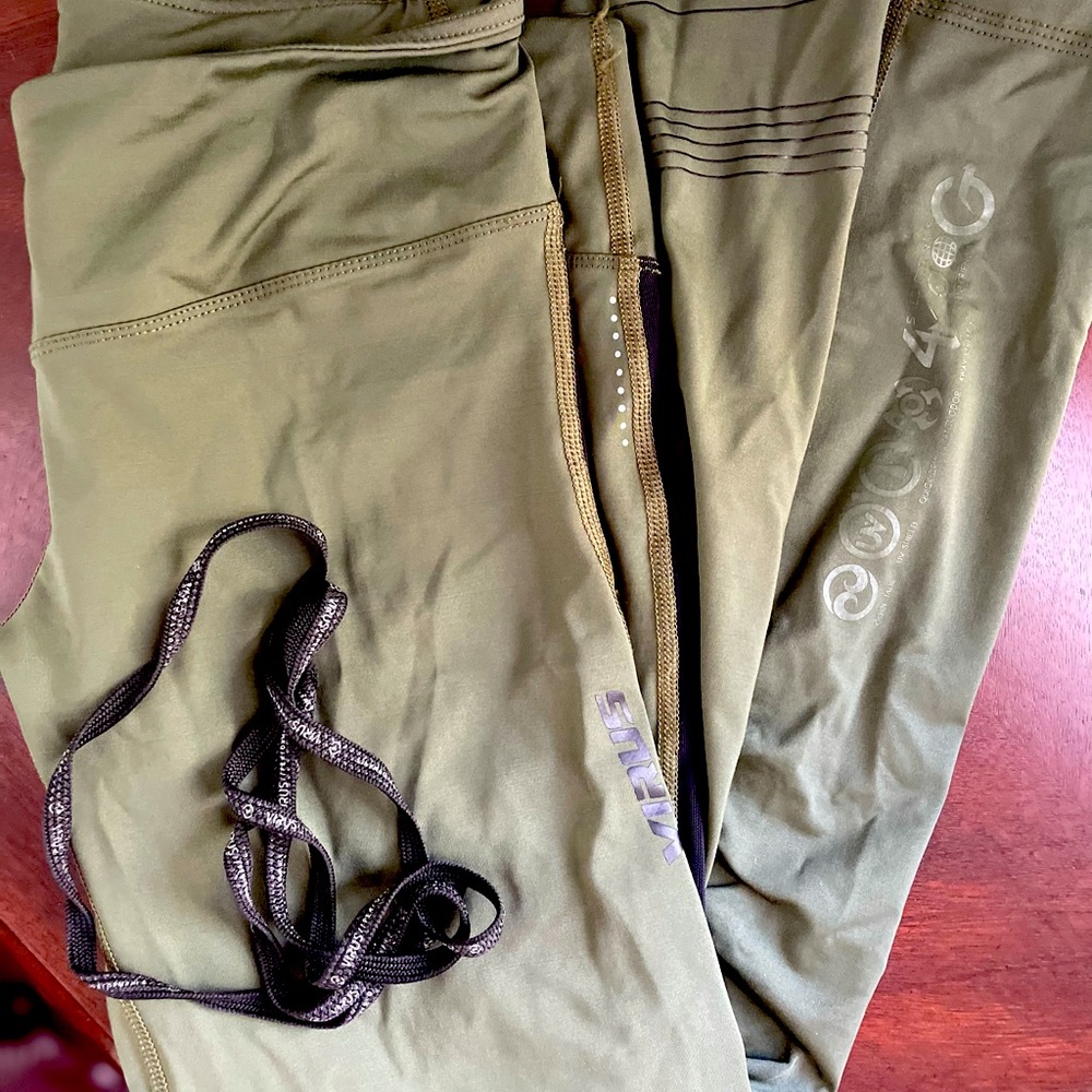 Virus green pants size small